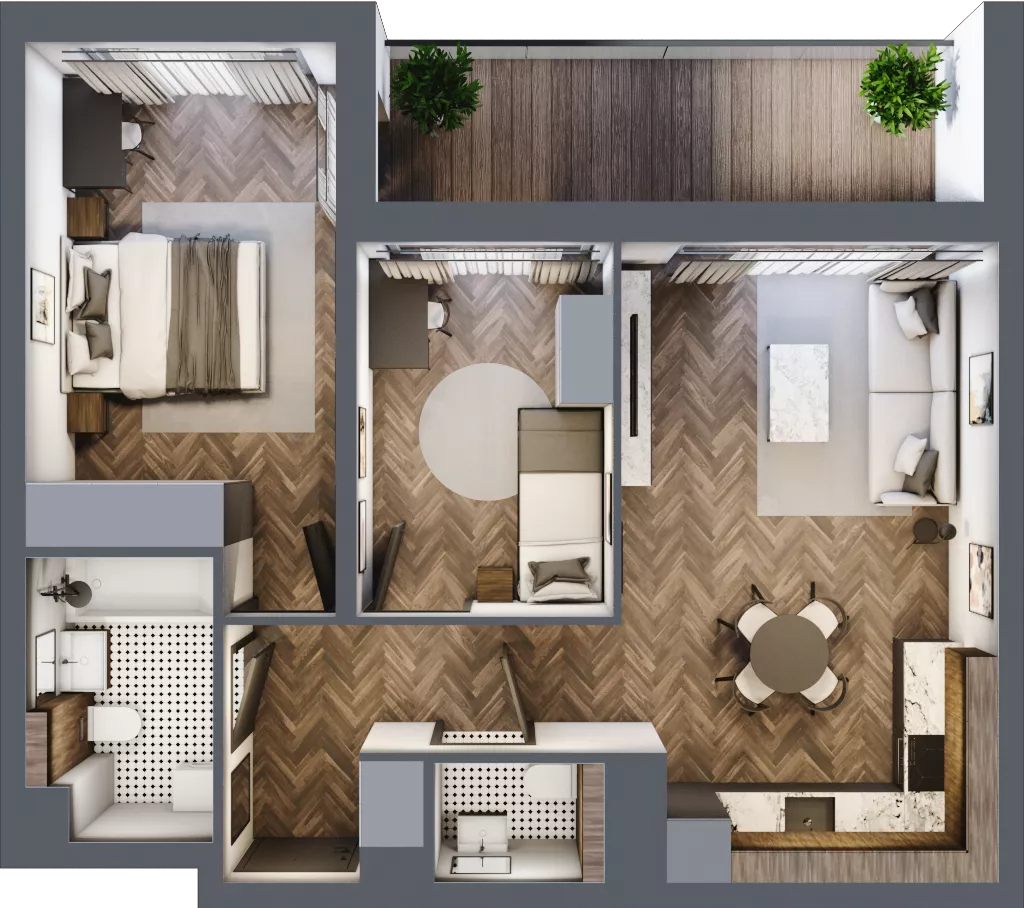 3 pokoje, mieszkanie 55,01 m², piętro 8, oferta nr A708, Nad Odrą 3, Szczecin, Śródmieście, Łasztownia, ul. Celna 4