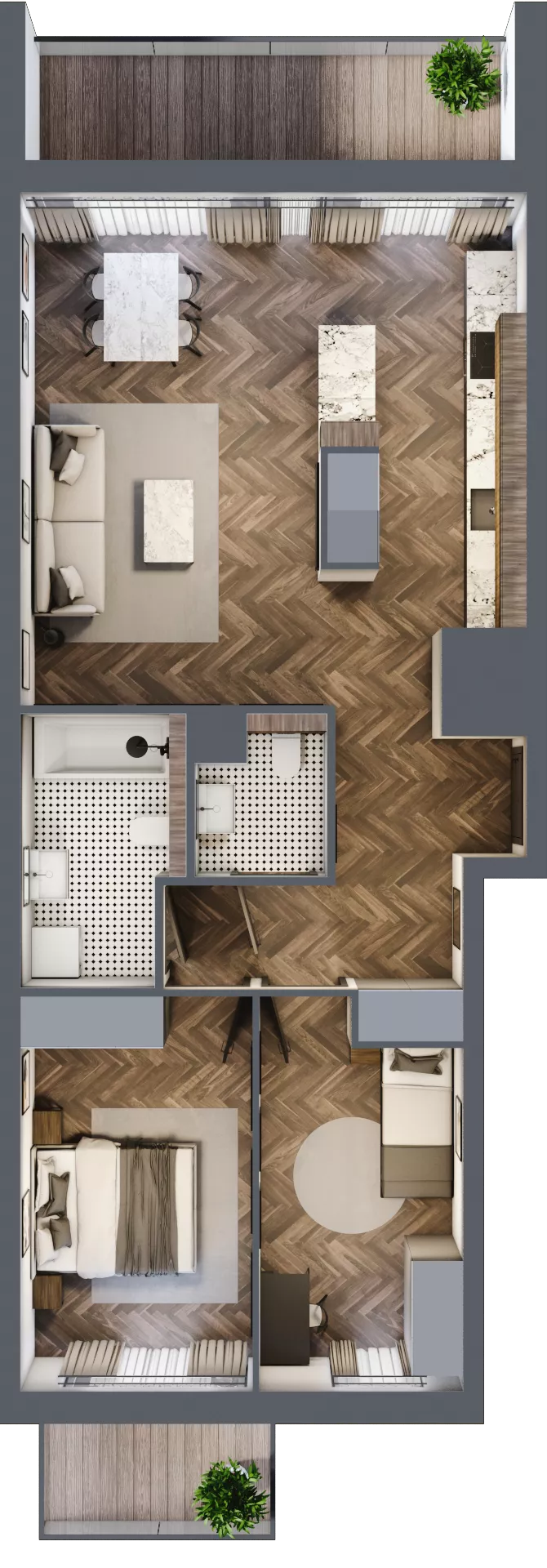 3 pokoje, mieszkanie 74,70 m², piętro 8, oferta nr B711, Nad Odrą 3, Szczecin, Śródmieście, Łasztownia, ul. Celna 4