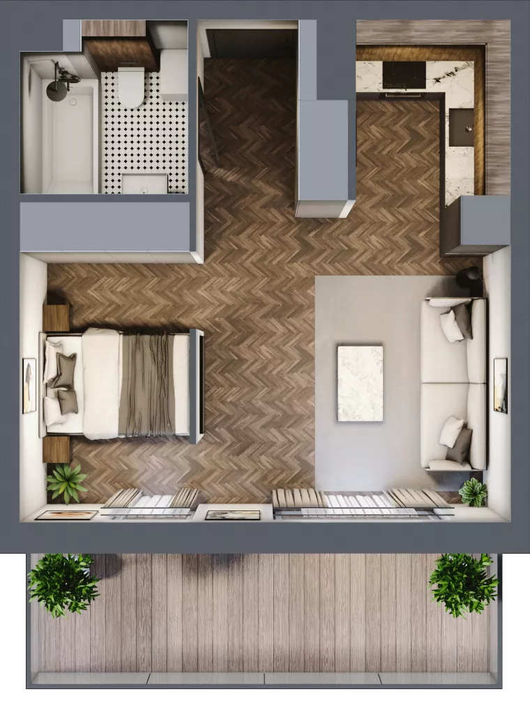 1 pokój, mieszkanie 33,97 m², piętro 3, oferta nr A213, Nad Odrą 3, Szczecin, Śródmieście, Łasztownia, ul. Celna 4