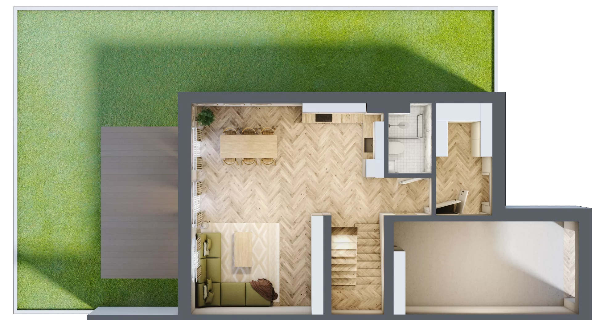 Dom 130,11 m², oferta nr A8/4, ATOM Park, Siechnice, ul. Henryka III