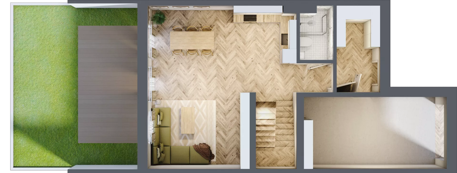 Dom 130,11 m², oferta nr A8/2, ATOM Park, Siechnice, ul. Henryka III