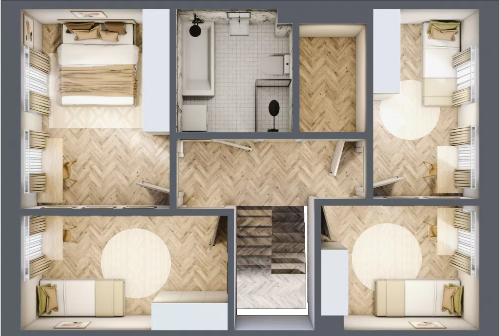Dom 130,11 m², oferta nr A8/2, ATOM Park, Siechnice, ul. Henryka III