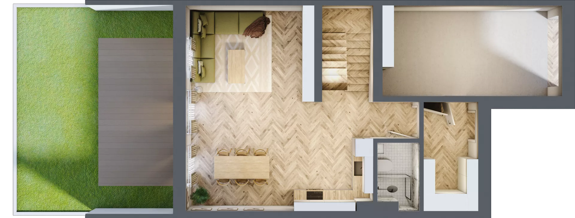 Dom 130,11 m², oferta nr A9/3, ATOM Park, Siechnice, ul. Henryka III