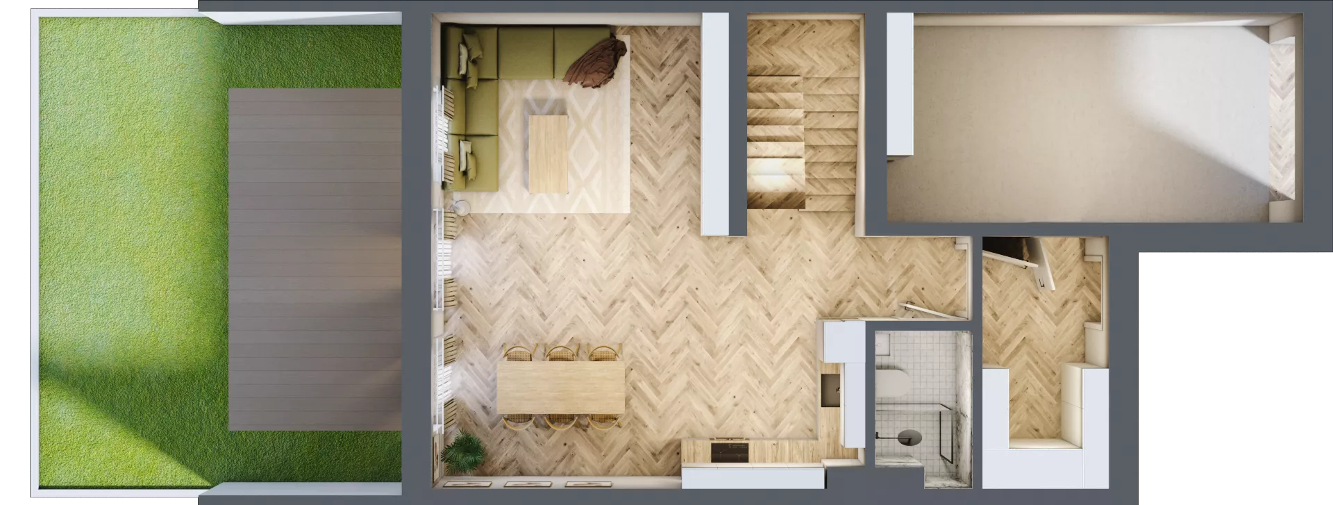 Dom 130,11 m², oferta nr A10/3, ATOM Park, Siechnice, ul. Henryka III