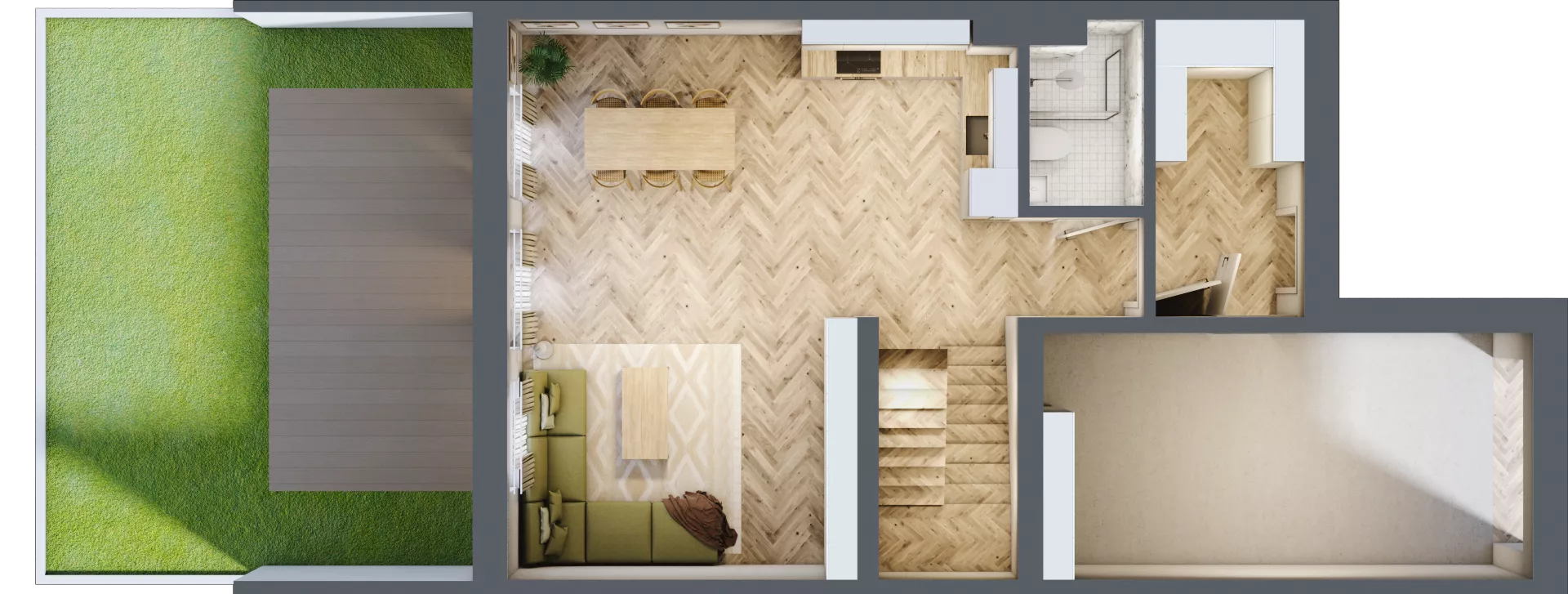 Dom 130,11 m², oferta nr A10/2, ATOM Park, Siechnice, ul. Henryka III