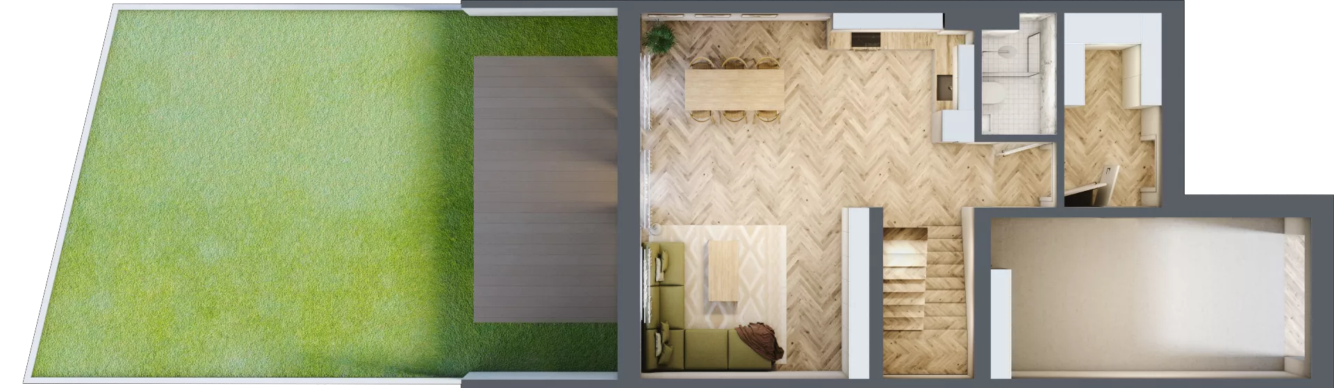Dom 133,04 m², oferta nr A13/2, ATOM Park, Siechnice, ul. Henryka III