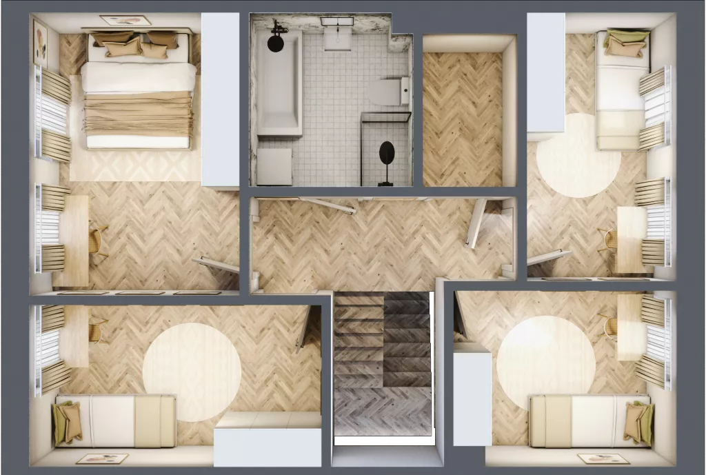 Dom 133,04 m², oferta nr A13/2, ATOM Park, Siechnice, ul. Henryka III