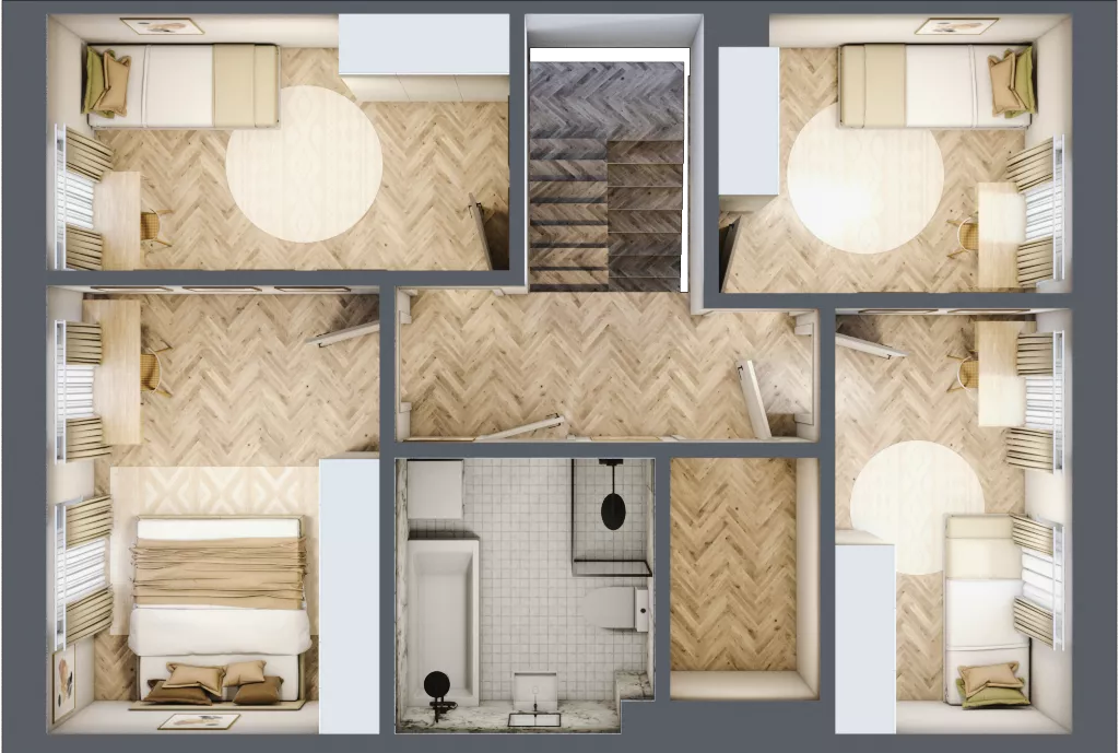 Dom 133,04 m², oferta nr A13/3, ATOM Park, Siechnice, ul. Henryka III