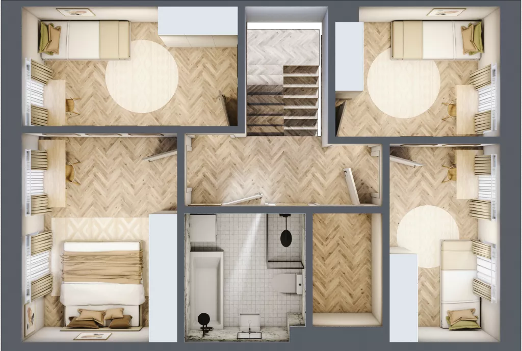 Dom 133,04 m², oferta nr A7/3, ATOM Park, Siechnice, ul. Henryka III