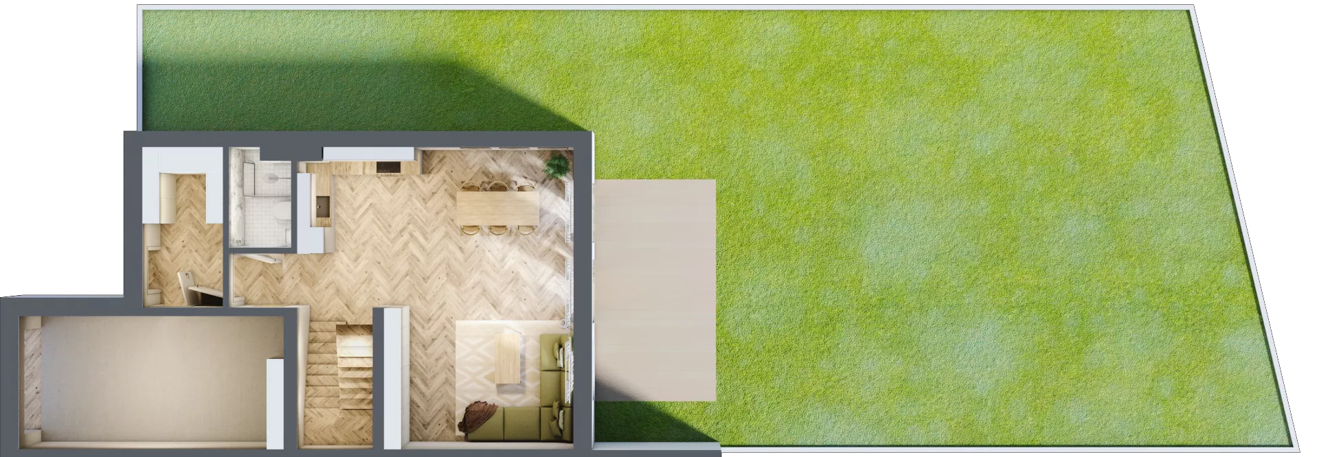 Dom 130,11 m², oferta nr A11/1, ATOM Park, Siechnice, ul. Henryka III