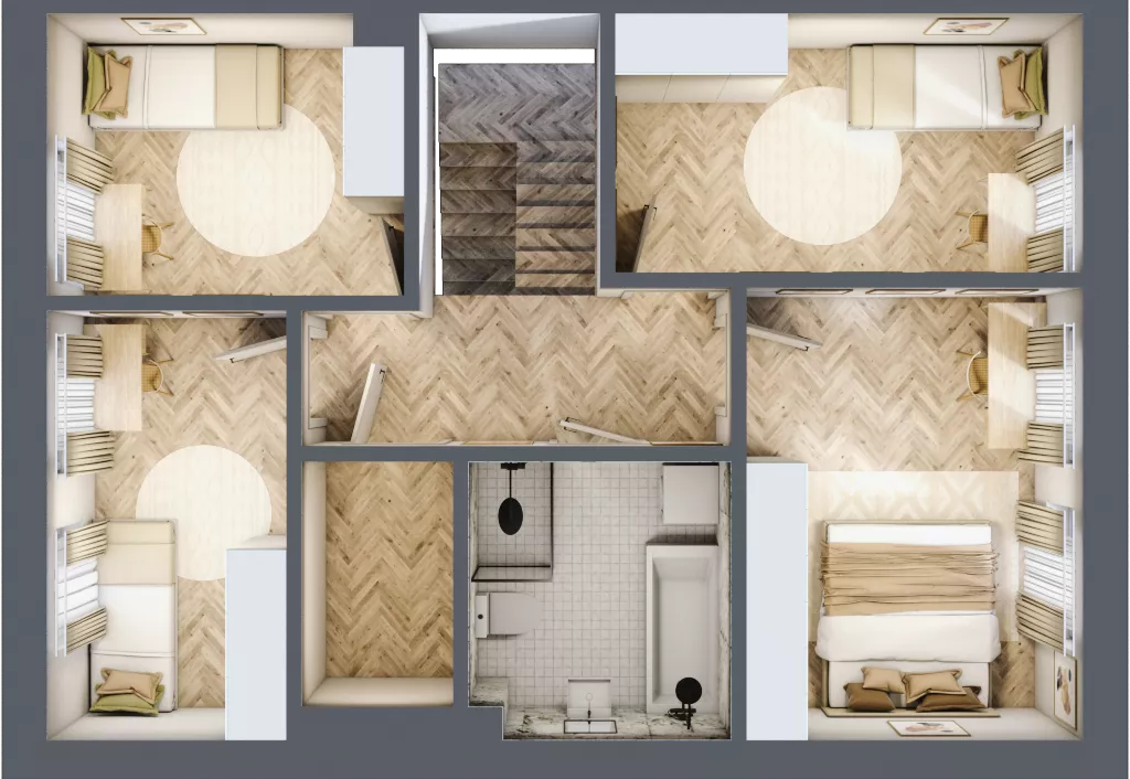 Dom 130,11 m², oferta nr A12/4, ATOM Park, Siechnice, ul. Henryka III