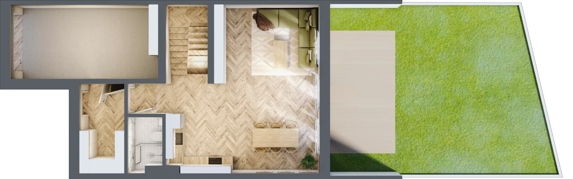 Dom 130,11 m², oferta nr A12/2, ATOM Park, Siechnice, ul. Henryka III