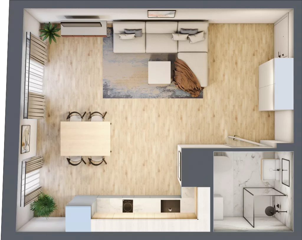 1 pokój, apartament inwestycyjny 32,24 m², piętro 4, oferta nr 88, Stalowa 65 - przy stacji metra, Warszawa, Praga Północ, Nowa Praga, ul. Stalowa 65