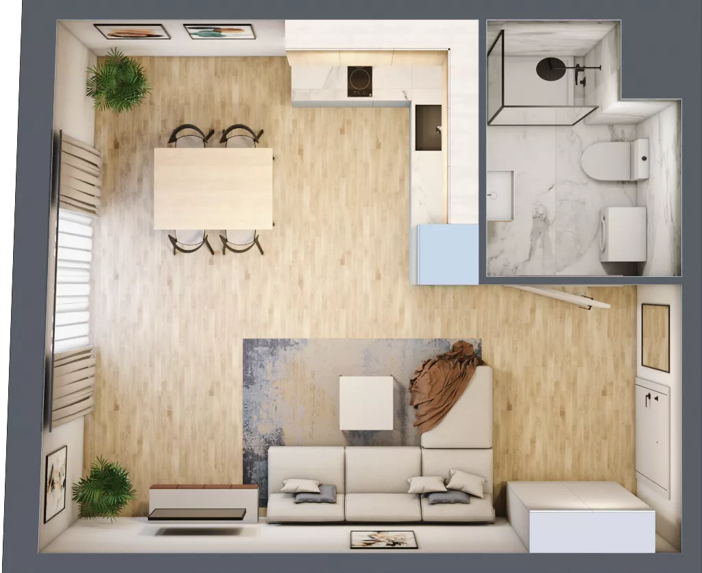 1 pokój, apartament inwestycyjny 31,97 m², piętro 2, oferta nr 69, Stalowa 65 - przy stacji metra, Warszawa, Praga Północ, Nowa Praga, ul. Stalowa 65