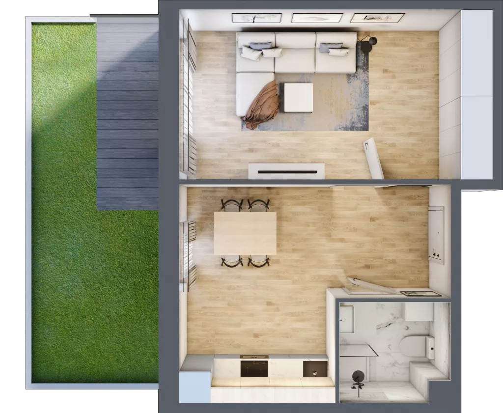 1 pokój, apartament inwestycyjny 40,60 m², parter, oferta nr 2, Stalowa 65 - przy stacji metra, Warszawa, Praga Północ, Nowa Praga, ul. Stalowa 65