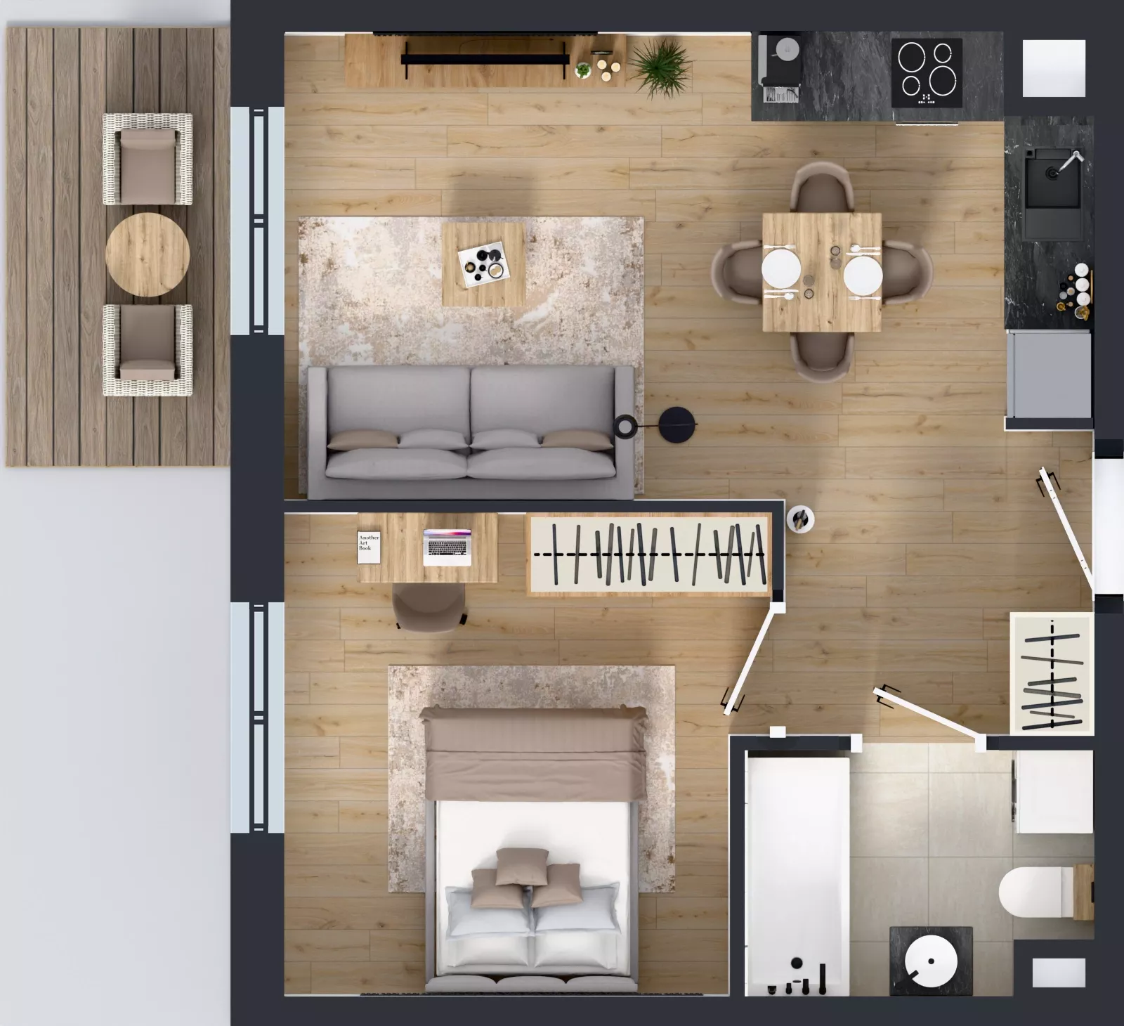 2 pokoje, mieszkanie 37,92 m², piętro 2, oferta nr OST1/A/3/25, Ostródzka, Warszawa, Białołęka, Białołęka, ul. Ostródzka  110