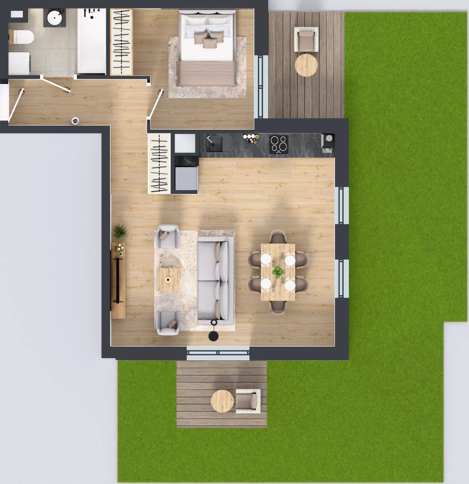 2 pokoje, mieszkanie 51,49 m², parter, oferta nr OST1/B/1/31, Ostródzka, Warszawa, Białołęka, Białołęka, ul. Ostródzka  110