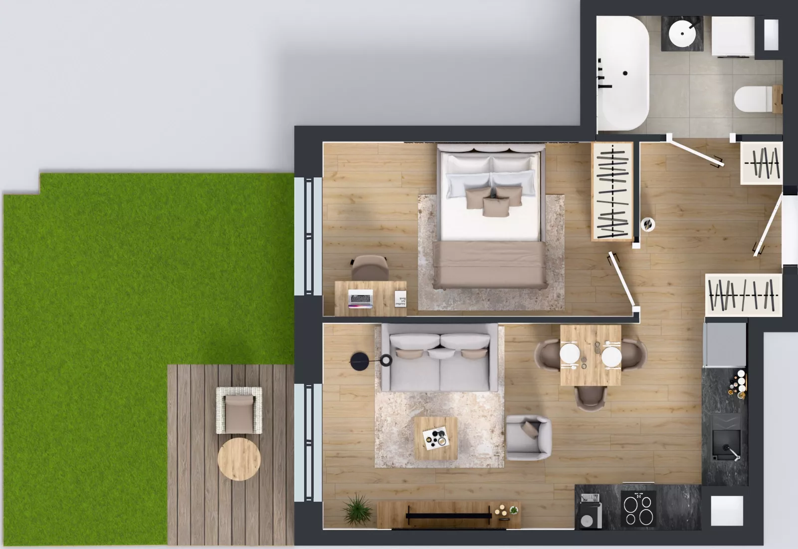 2 pokoje, mieszkanie 36,25 m², parter, oferta nr OST1/B/1/34, Ostródzka, Warszawa, Białołęka, Białołęka, ul. Ostródzka  110