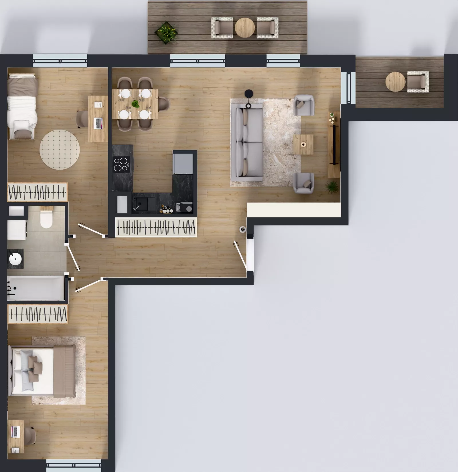 3 pokoje, mieszkanie 71,49 m², piętro 1, oferta nr OST1/B/2/46, Ostródzka, Warszawa, Białołęka, Białołęka, ul. Ostródzka  110