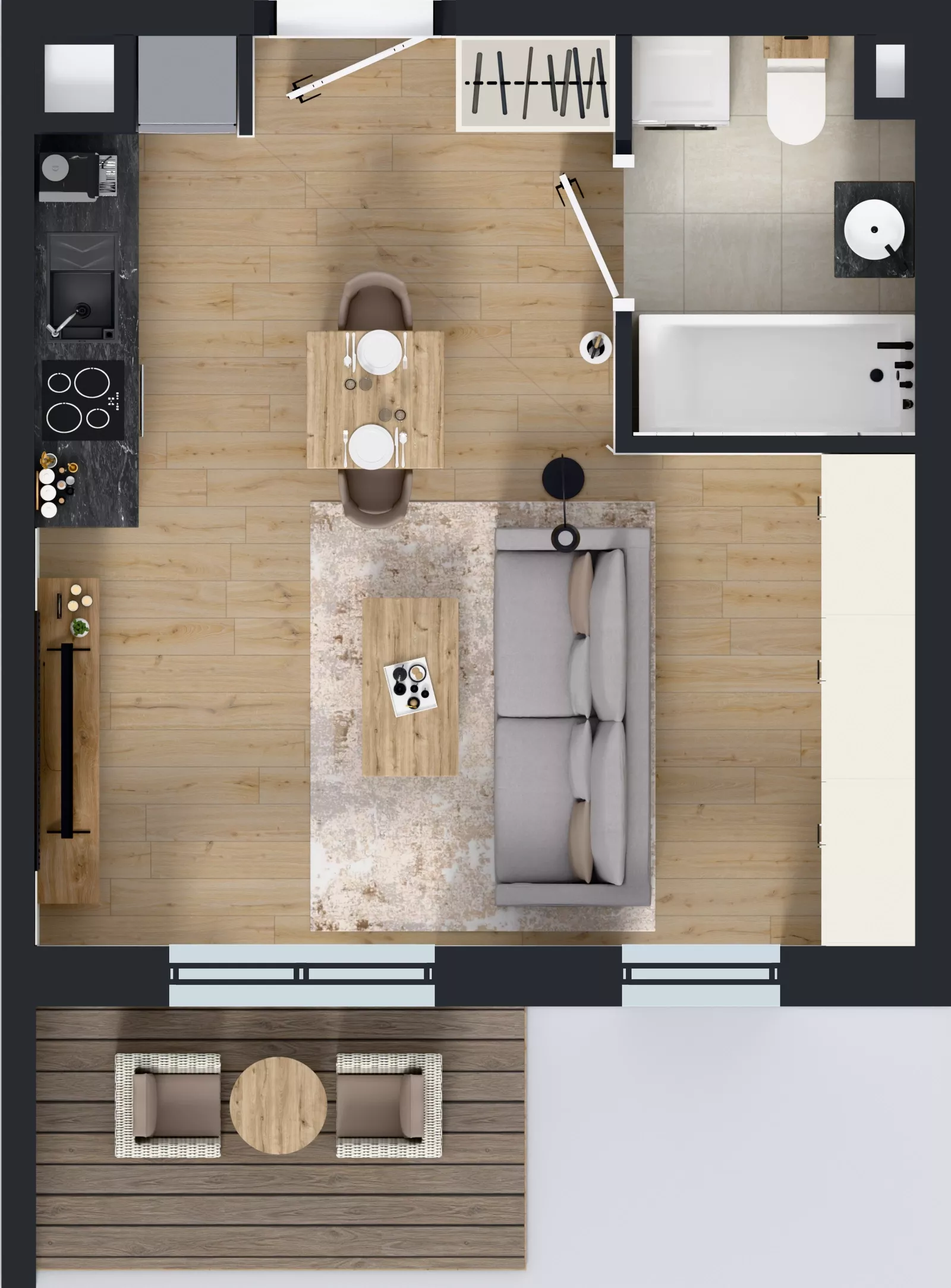 1 pokój, mieszkanie 29,08 m², piętro 2, oferta nr OST1/B/3/52, Ostródzka, Warszawa, Białołęka, Białołęka, ul. Ostródzka  110