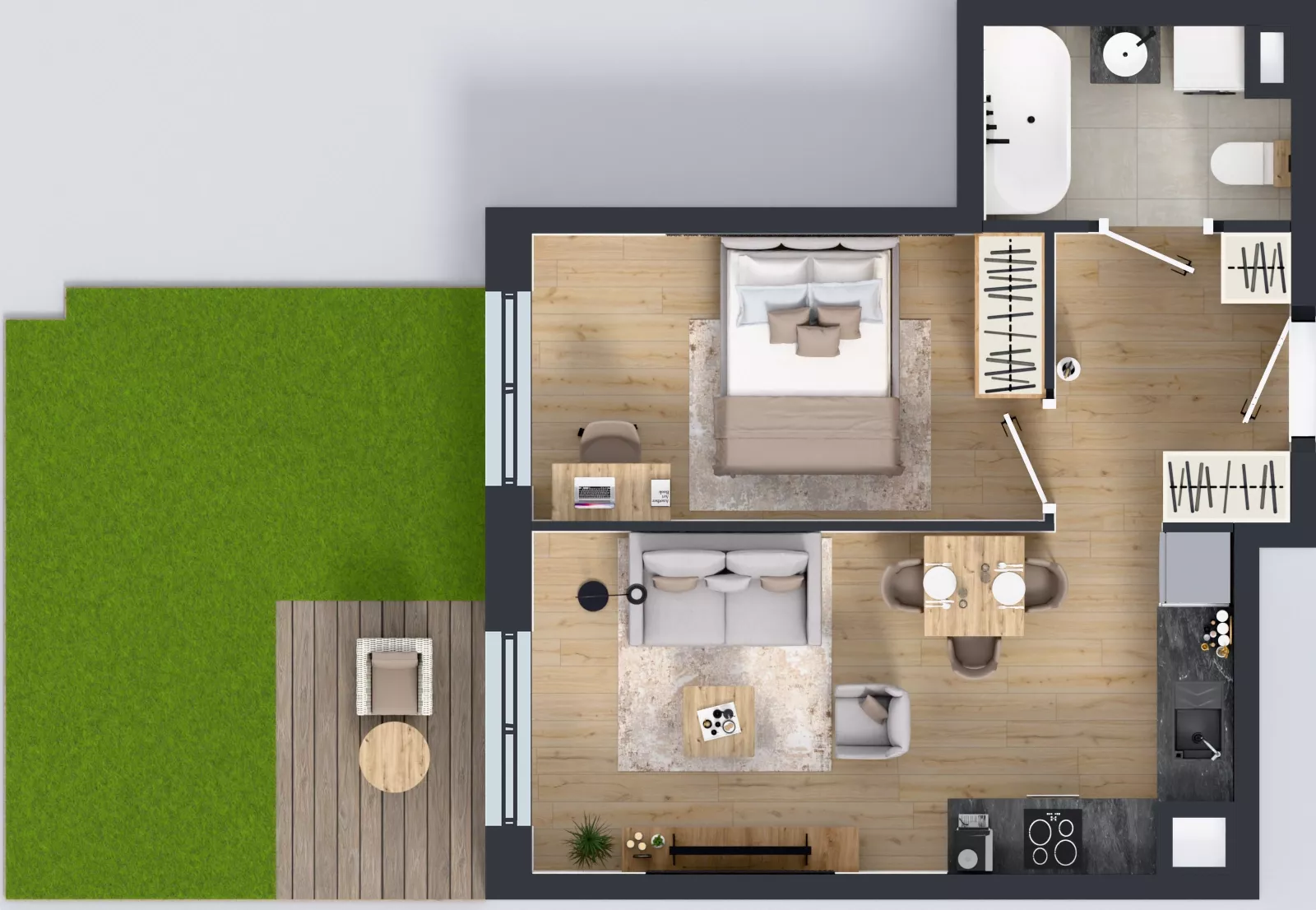 2 pokoje, mieszkanie 36,25 m², parter, oferta nr OST1/D/1/94, Ostródzka, Warszawa, Białołęka, Białołęka, ul. Ostródzka  110