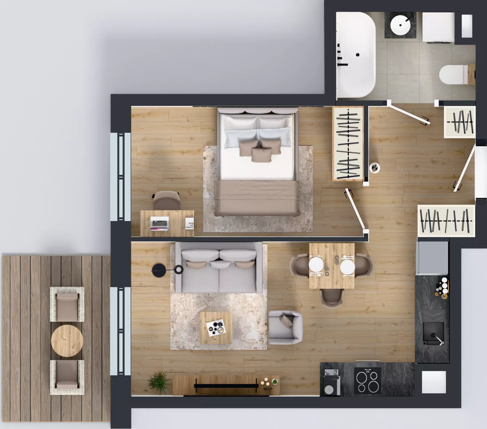 2 pokoje, mieszkanie 36,25 m², piętro 1, oferta nr OST1/D/2/104, Ostródzka, Warszawa, Białołęka, Białołęka, ul. Ostródzka  110