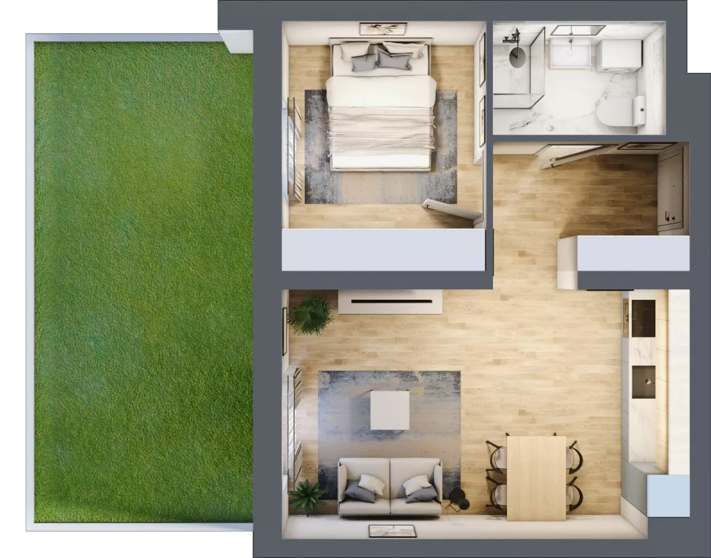 2 pokoje, lokal inwestycyjny 40,41 m², parter, oferta nr B3/0/14, MONTANO - lokale inwestycyjne, Polanica-Zdrój, al. Zwycięzców