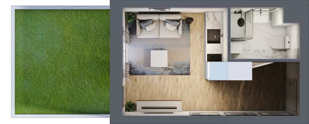 1 pokój, lokal inwestycyjny 20,05 m², parter, oferta nr B3/0/2, MONTANO - lokale inwestycyjne, Polanica-Zdrój, al. Zwycięzców
