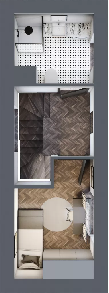 2 pokoje, mieszkanie 69,40 m², piętro 4, oferta nr 5.M.15, Incepti Gaj 2, Wrocław, Gaj, Krzyki, ul. Żegiestowska 5