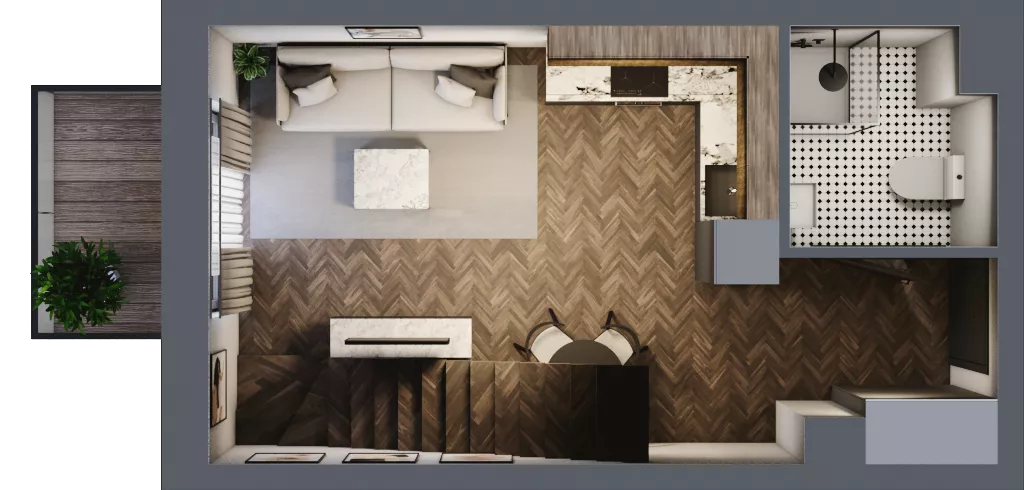 3 pokoje, mieszkanie 62,07 m², piętro 3, oferta nr 4.M.14, Incepti Gaj 2, Wrocław, Gaj, Krzyki, ul. Żegiestowska 5