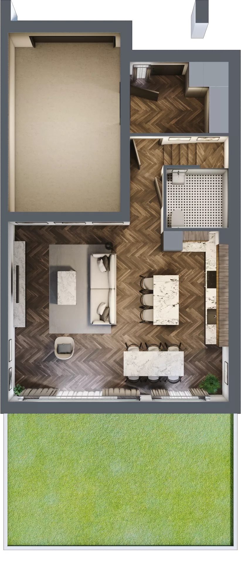 Dom 140,10 m², oferta nr A1A2, Domy u Źródła Marii, Gdynia, Wielki Kack, Wielki Kack, ul. Źródło Marii