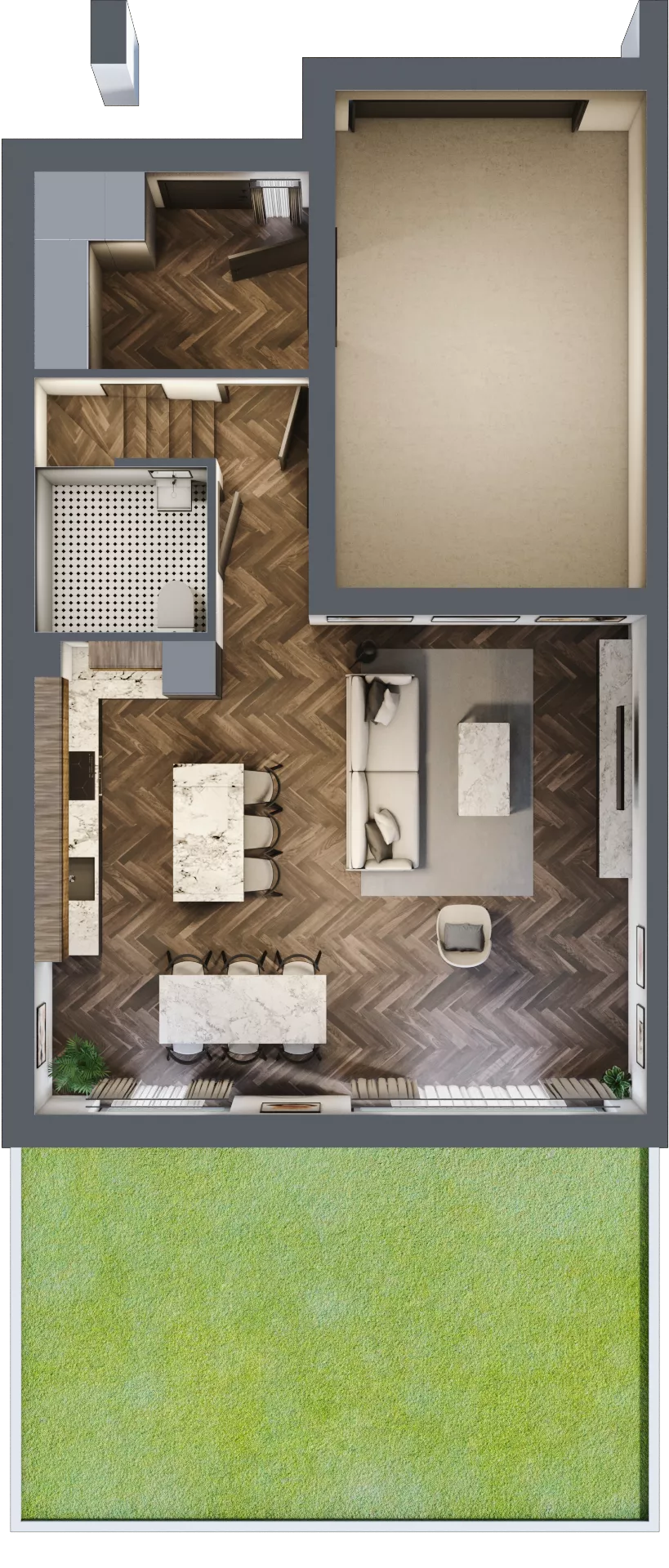 Dom 140,10 m², oferta nr A2A3, Domy u Źródła Marii, Gdynia, Wielki Kack, Wielki Kack, ul. Źródło Marii