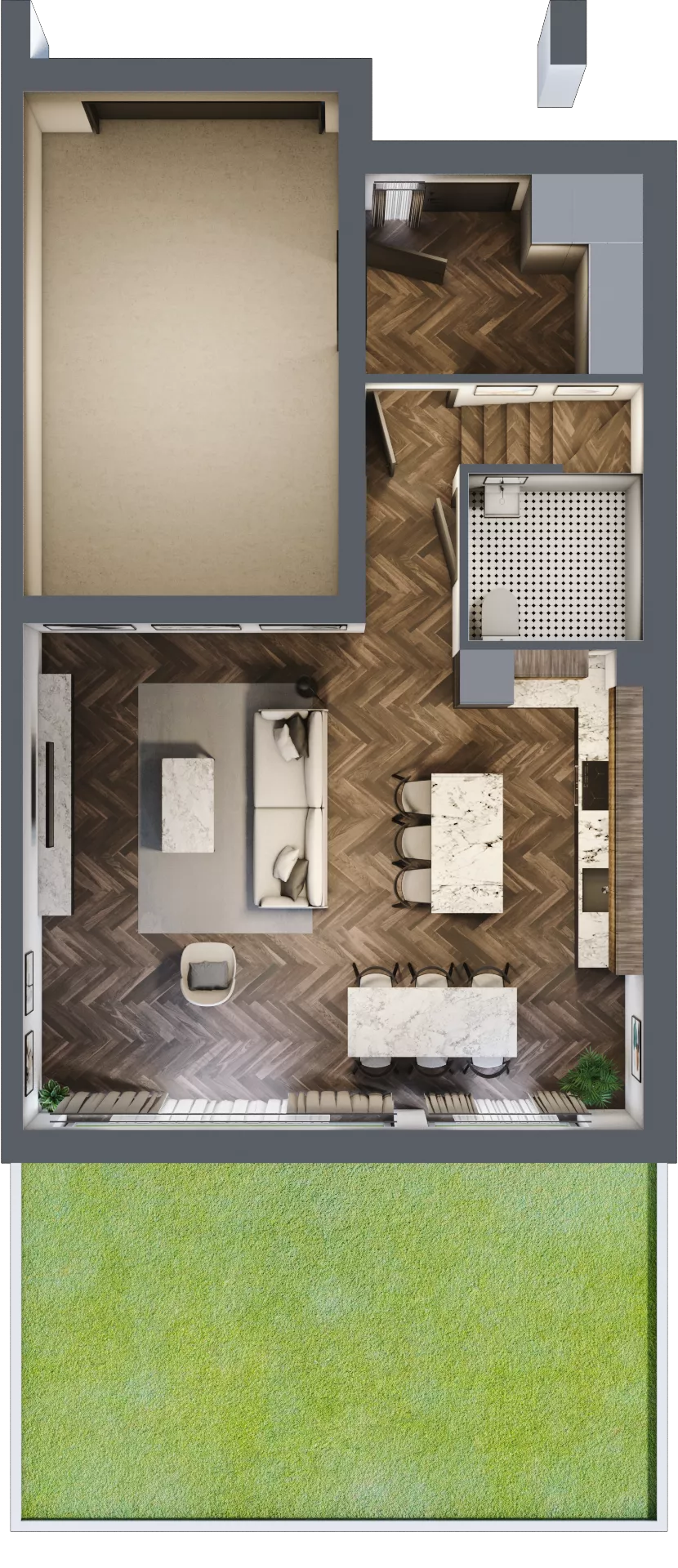 Dom 140,10 m², oferta nr B1B2, Domy u Źródła Marii, Gdynia, Wielki Kack, Wielki Kack, ul. Źródło Marii