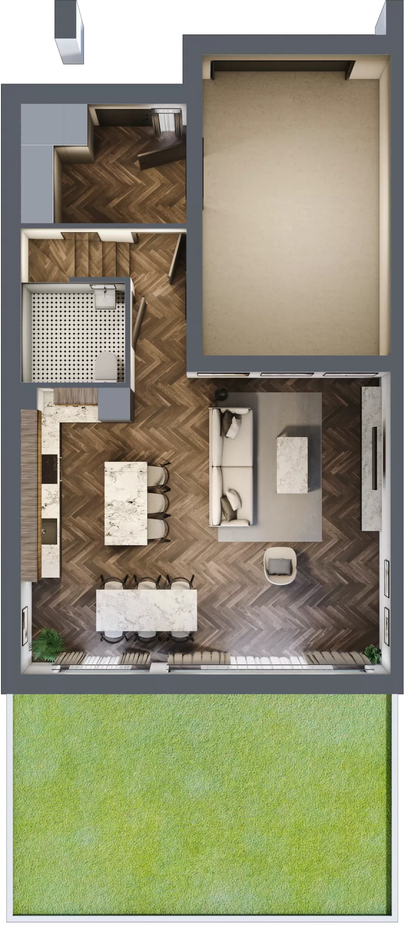 Dom 140,10 m², oferta nr B2B3, Domy u Źródła Marii, Gdynia, Wielki Kack, Wielki Kack, ul. Źródło Marii