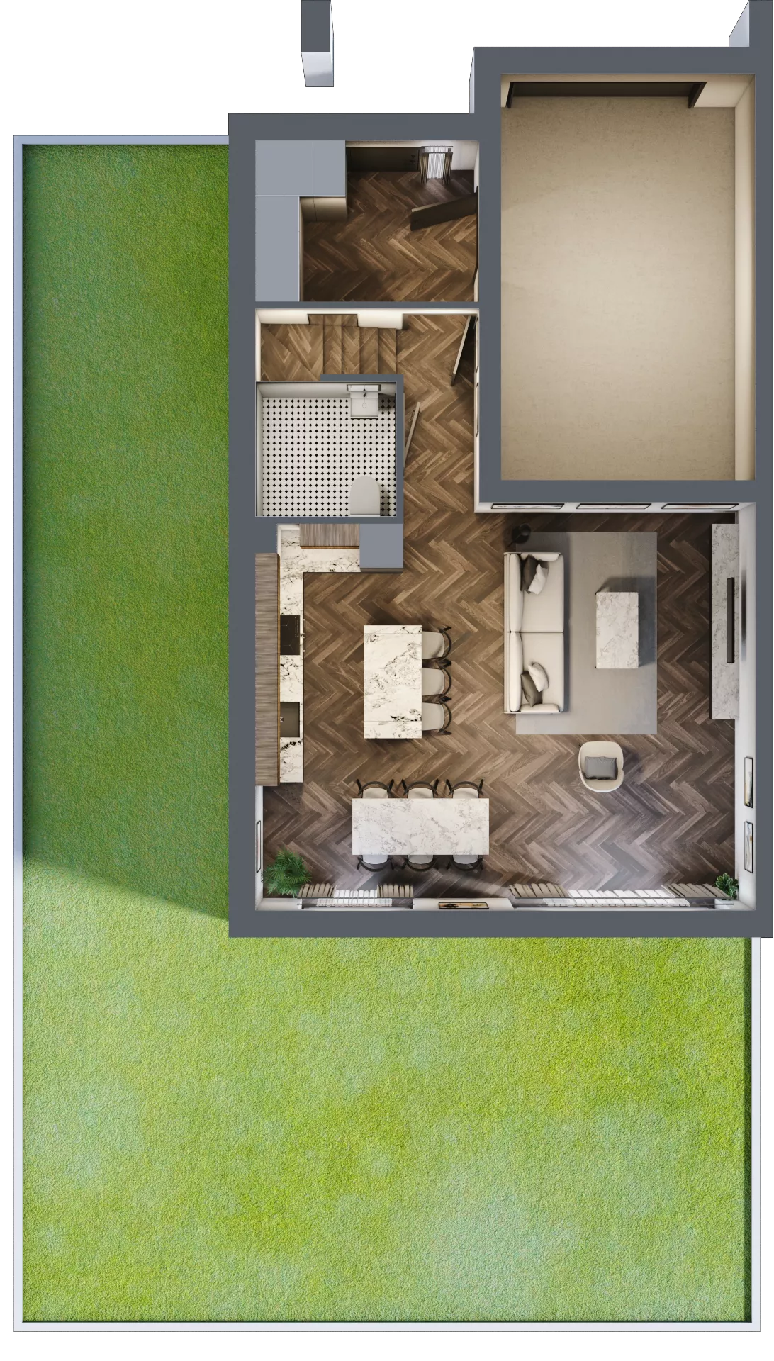 Dom 140,10 m², oferta nr B1B1, Domy u Źródła Marii, Gdynia, Wielki Kack, Wielki Kack, ul. Źródło Marii