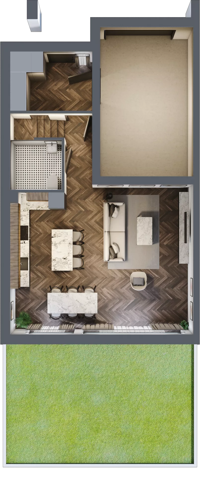Dom 140,10 m², oferta nr C3C5, Domy u Źródła Marii, Gdynia, Wielki Kack, Wielki Kack, ul. Źródło Marii