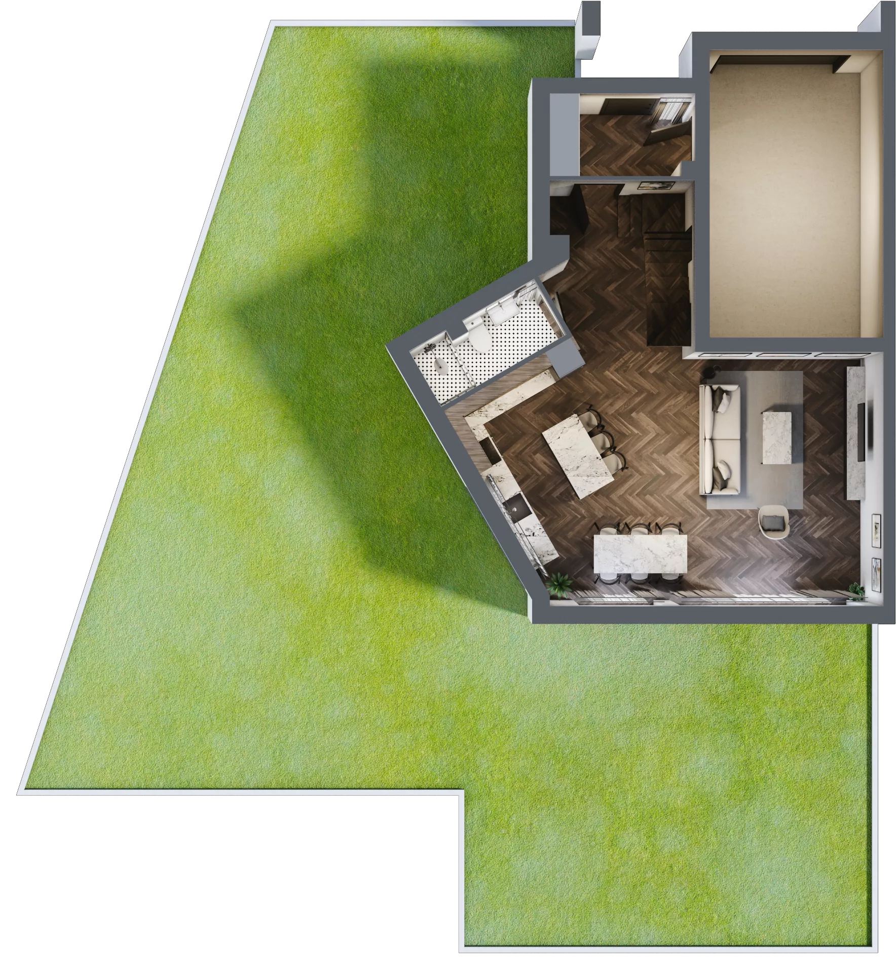 Dom 158,05 m², oferta nr C1C1, Domy u Źródła Marii, Gdynia, Wielki Kack, Wielki Kack, ul. Źródło Marii