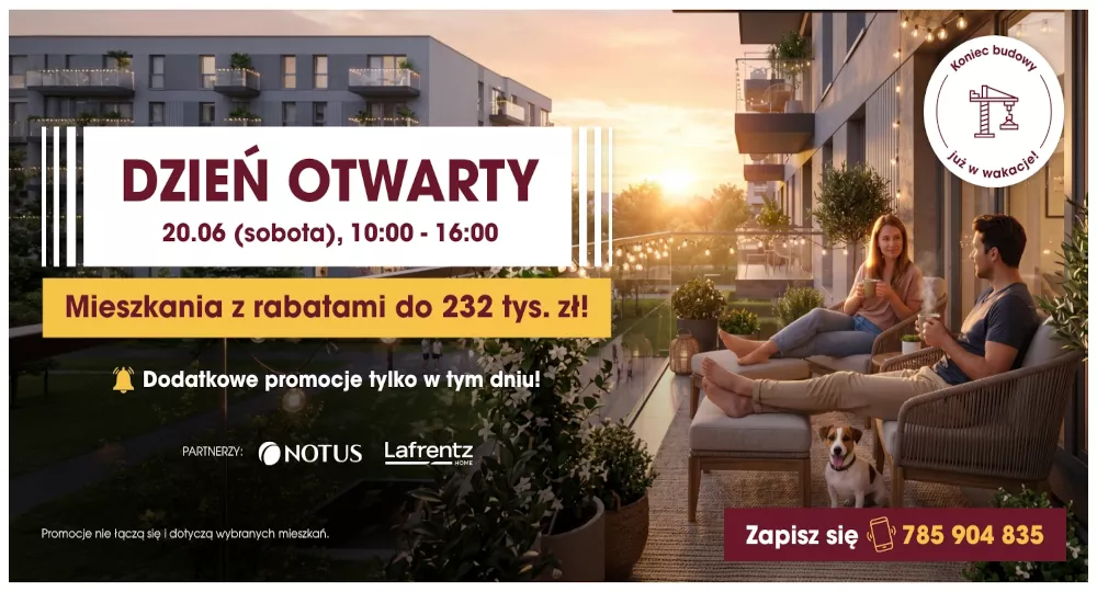 Rabaty na mieszkania nawet do 232 tys. zł. MJ Deweloper zaprasza na Dzień Otwarty inwestycji Naramowicka 1