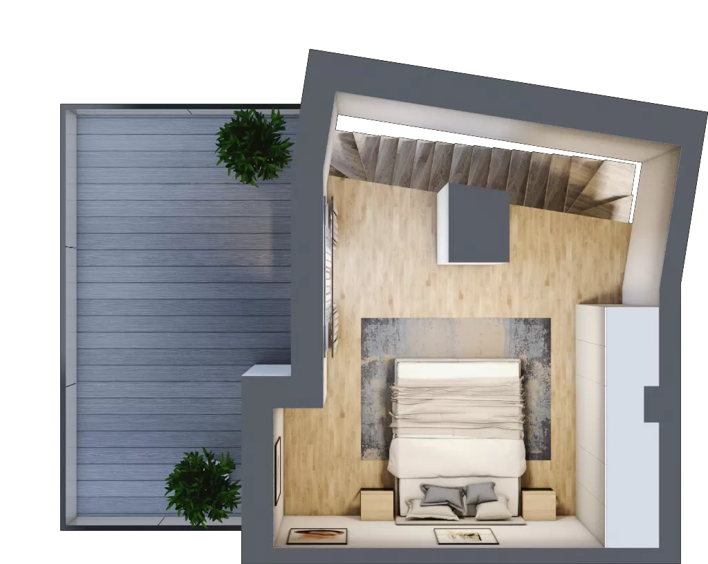 2 pokoje, apartament inwestycyjny 47,95 m², piętro 3, oferta nr MN63, Apartamenty Wypoczynkowa, Jastrzębia Góra, ul. Wypoczynkowa
