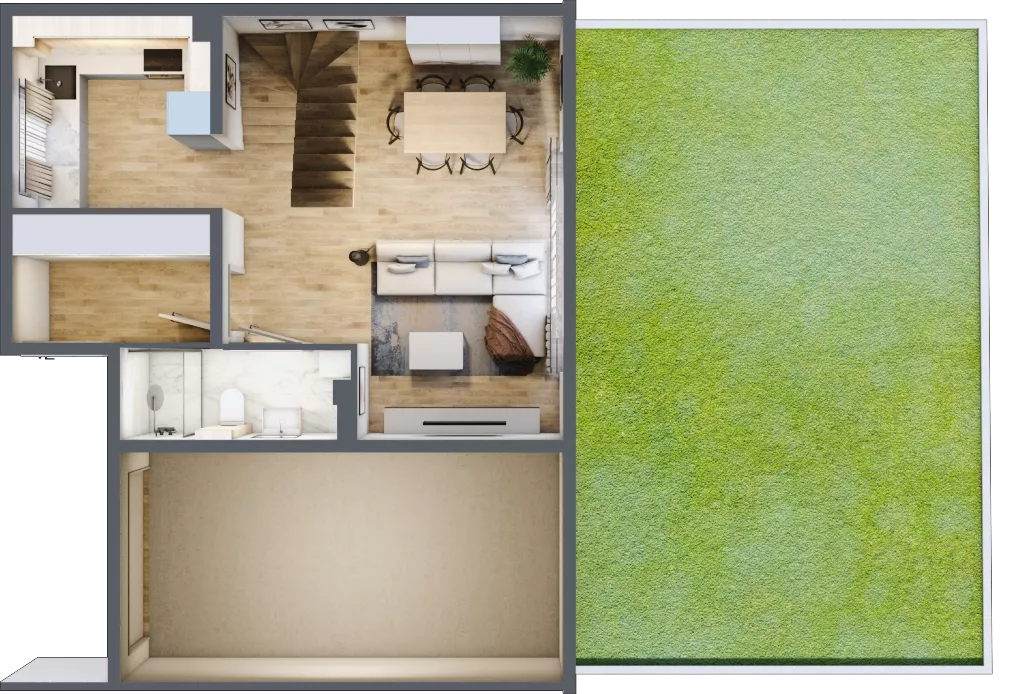 Dom 120,86 m², oferta nr C1, Majewska Domy, Warszawa, Białołęka, Brzeziny, ul. Włady Majewskiej