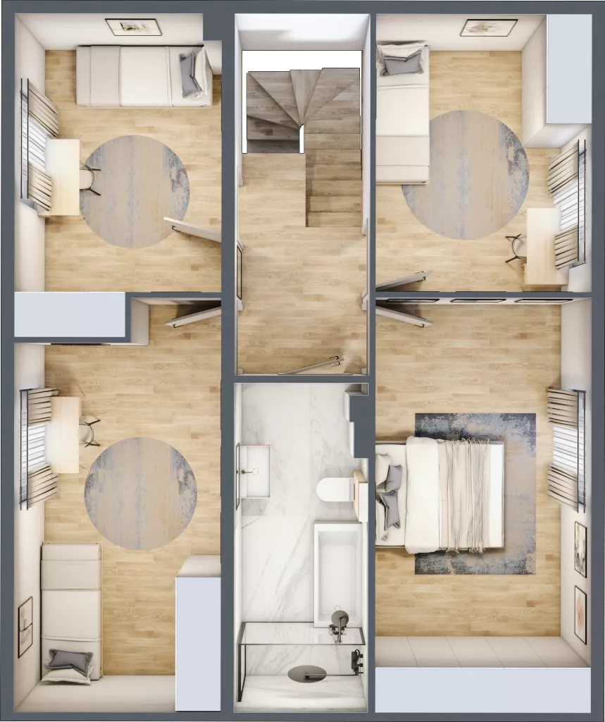 Dom 121,10 m², oferta nr G1, Majewska Domy, Warszawa, Białołęka, Brzeziny, ul. Włady Majewskiej