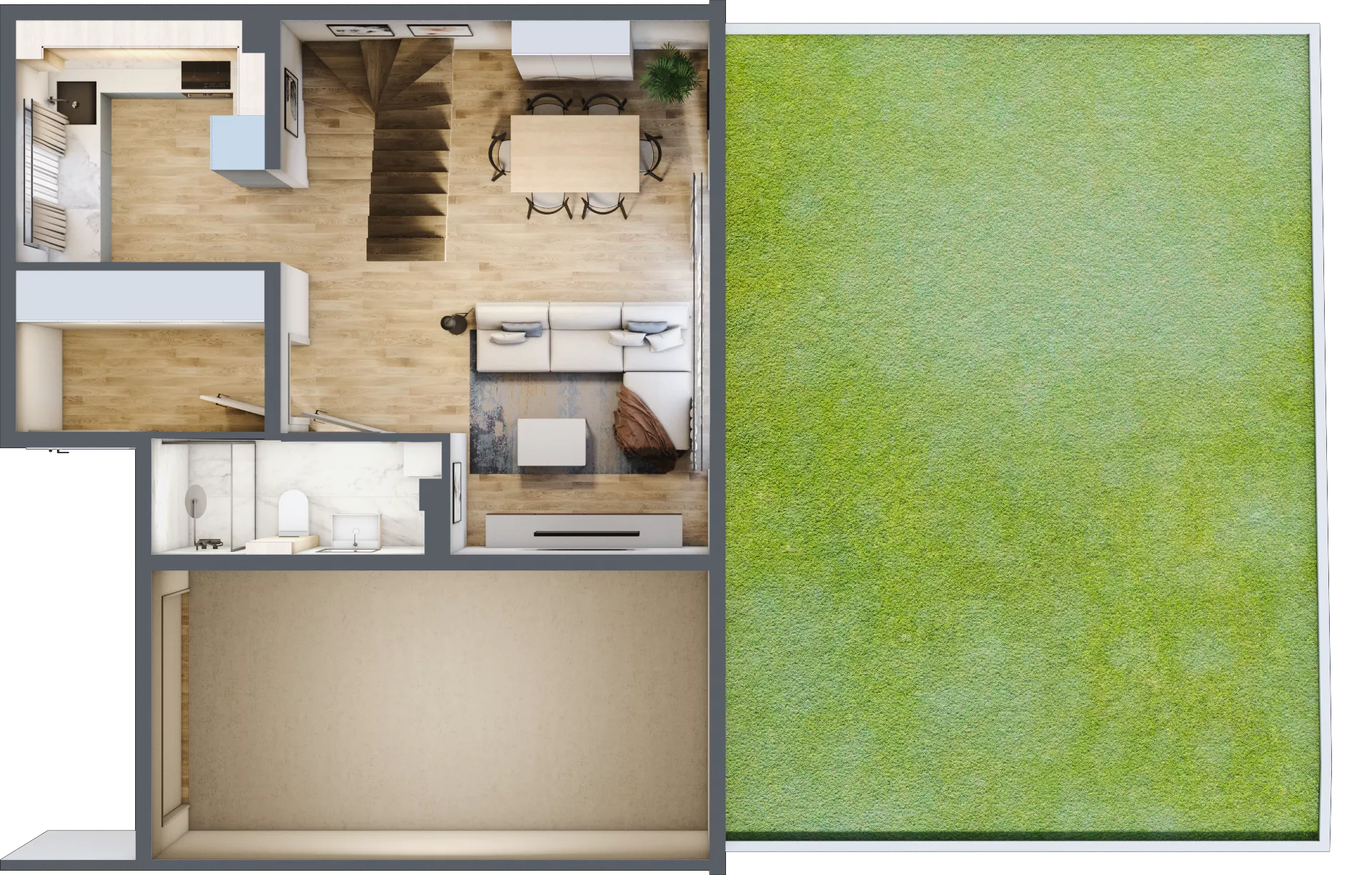 Dom 121,10 m², oferta nr F1, Majewska Domy, Warszawa, Białołęka, Brzeziny, ul. Włady Majewskiej