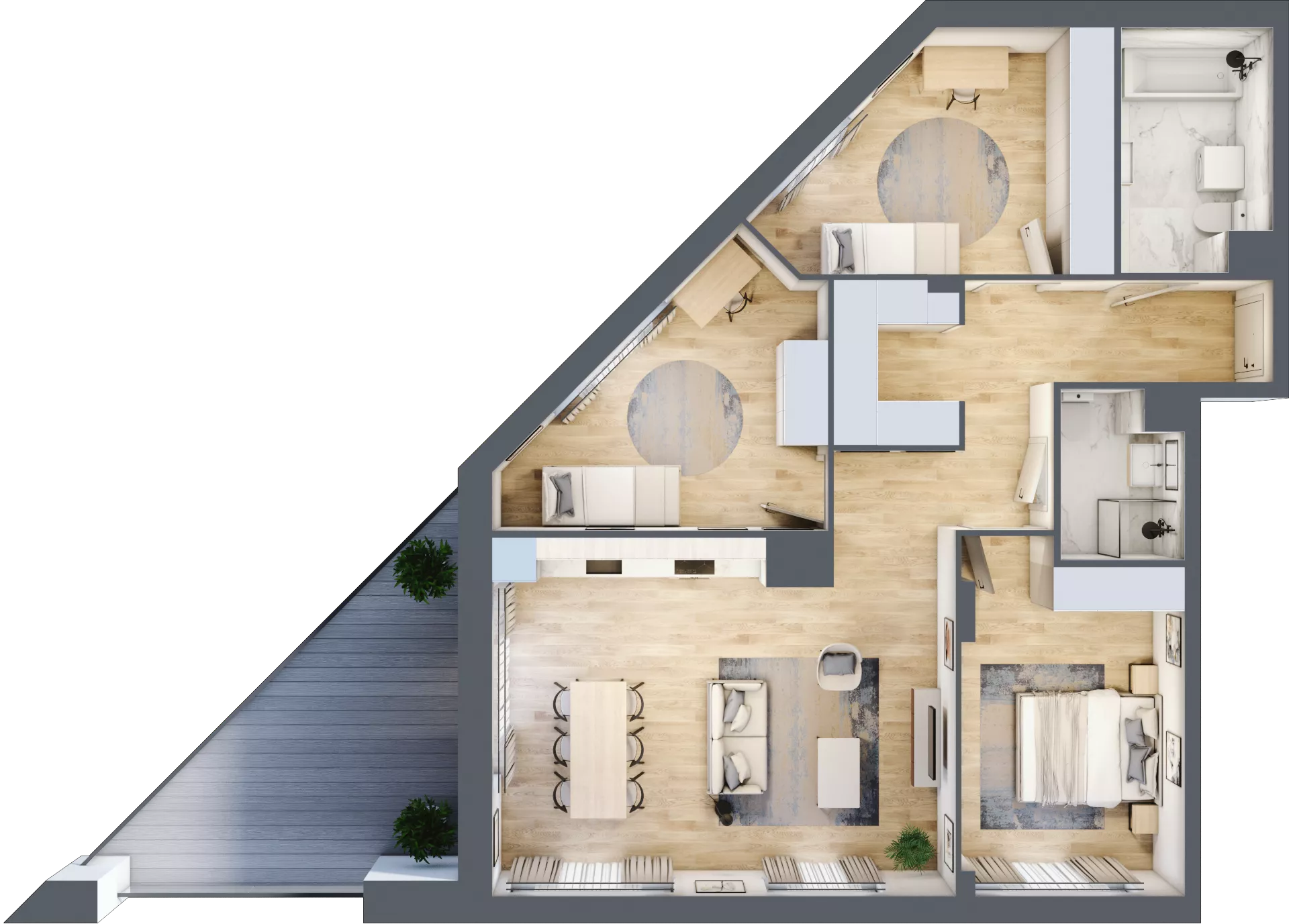 4 pokoje, mieszkanie 92,53 m², piętro 1, oferta nr AA0109, NU Warszawa Wola, Warszawa, Wola, Czyste, ul. Kolejowa
