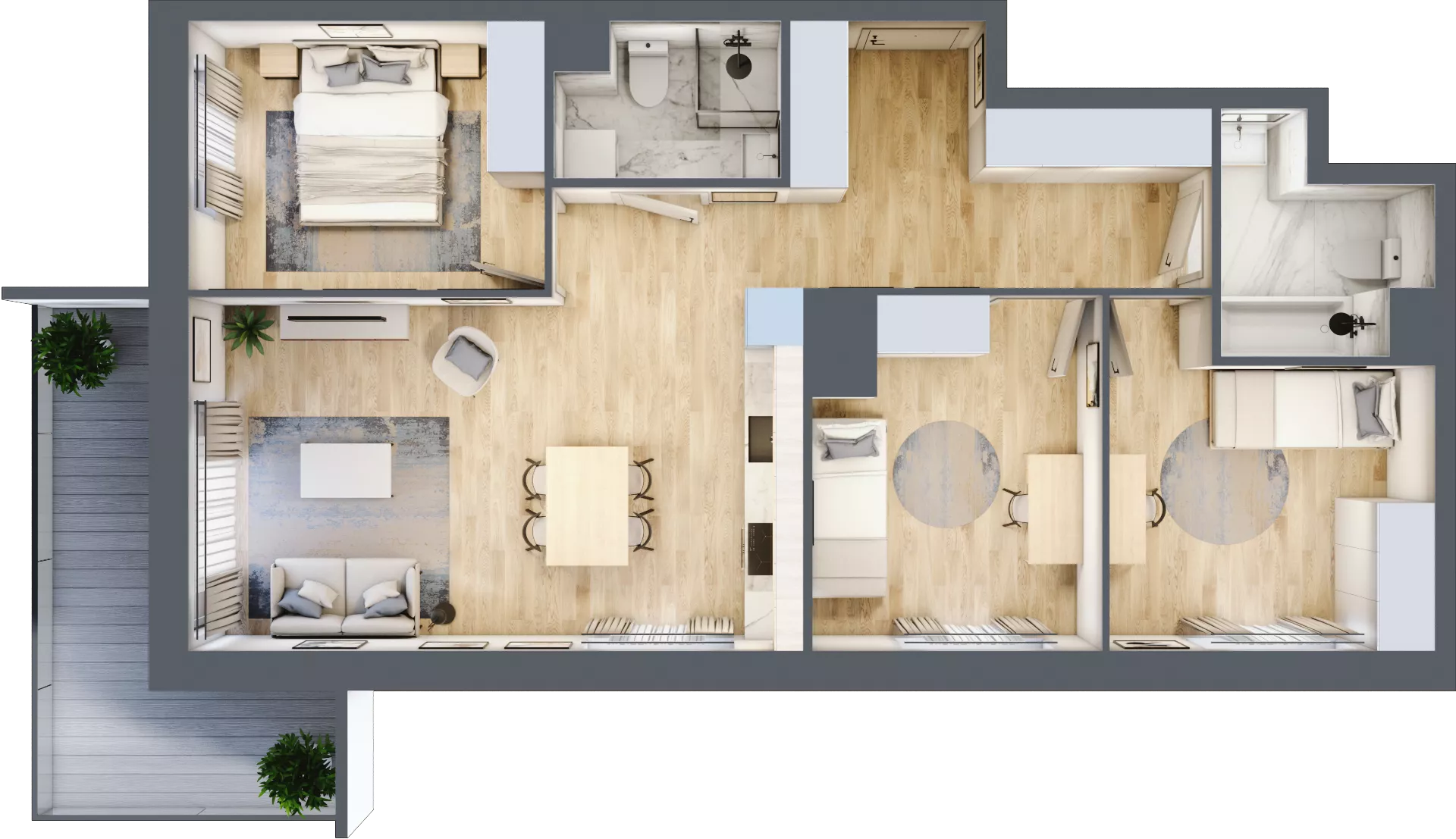 4 pokoje, mieszkanie 74,16 m², piętro 2, oferta nr BC0204, NU Warszawa Wola, Warszawa, Wola, Czyste, ul. Kolejowa