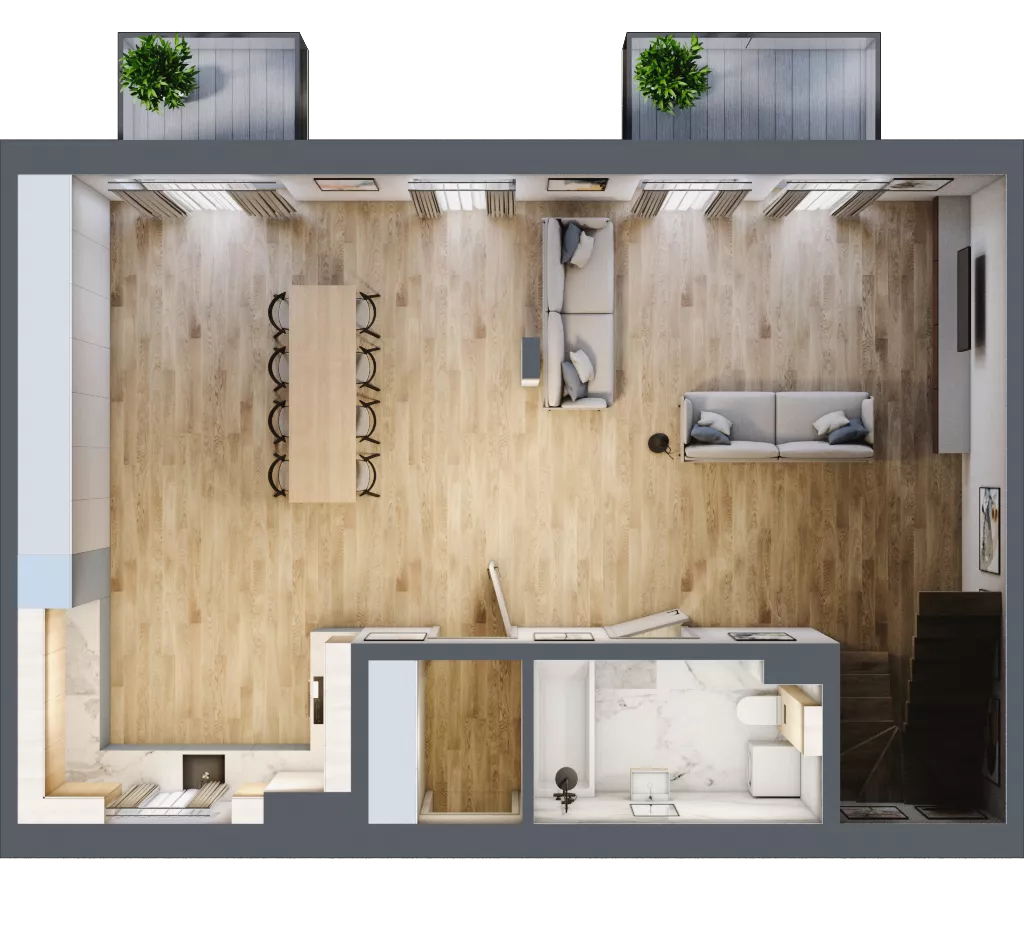 2 pokoje, apartament 124,49 m², piętro 1, oferta nr KRYNICA.MORSKA.M3, Porto Mare, Mechelinki, ul. Zatokowa
