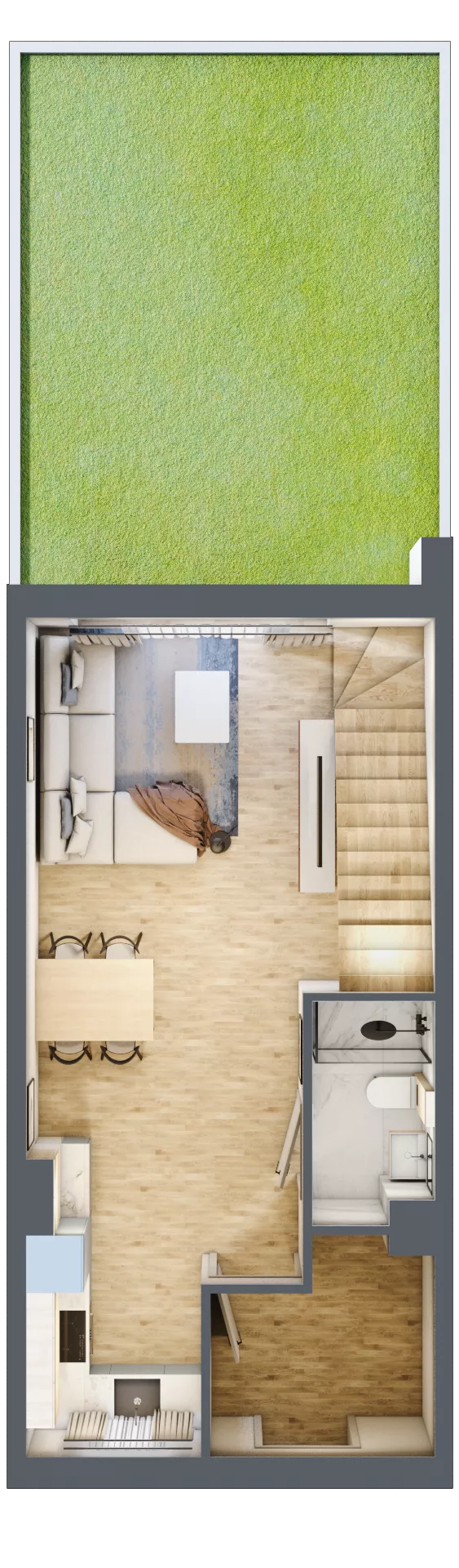 3 pokoje, mieszkanie 69,37 m², parter, oferta nr A8/M2, Libre Park, Kosakowo, ul. Pistacjowa 5