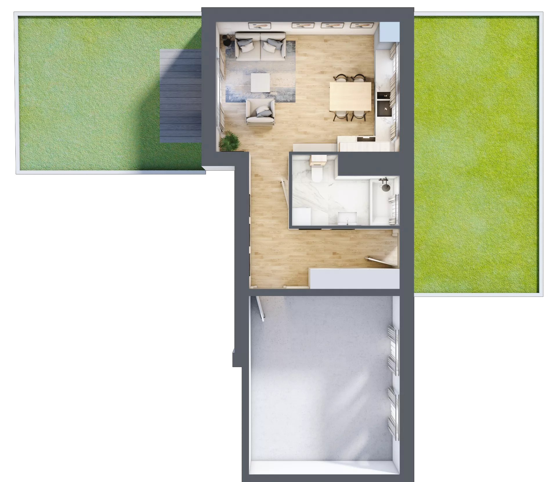 2 pokoje, mieszkanie 62,85 m², parter, oferta nr 0_10, Rezydencja Góra Kalwaria Budynek C, Góra Kalwaria, Moczydłów, ul. Długa