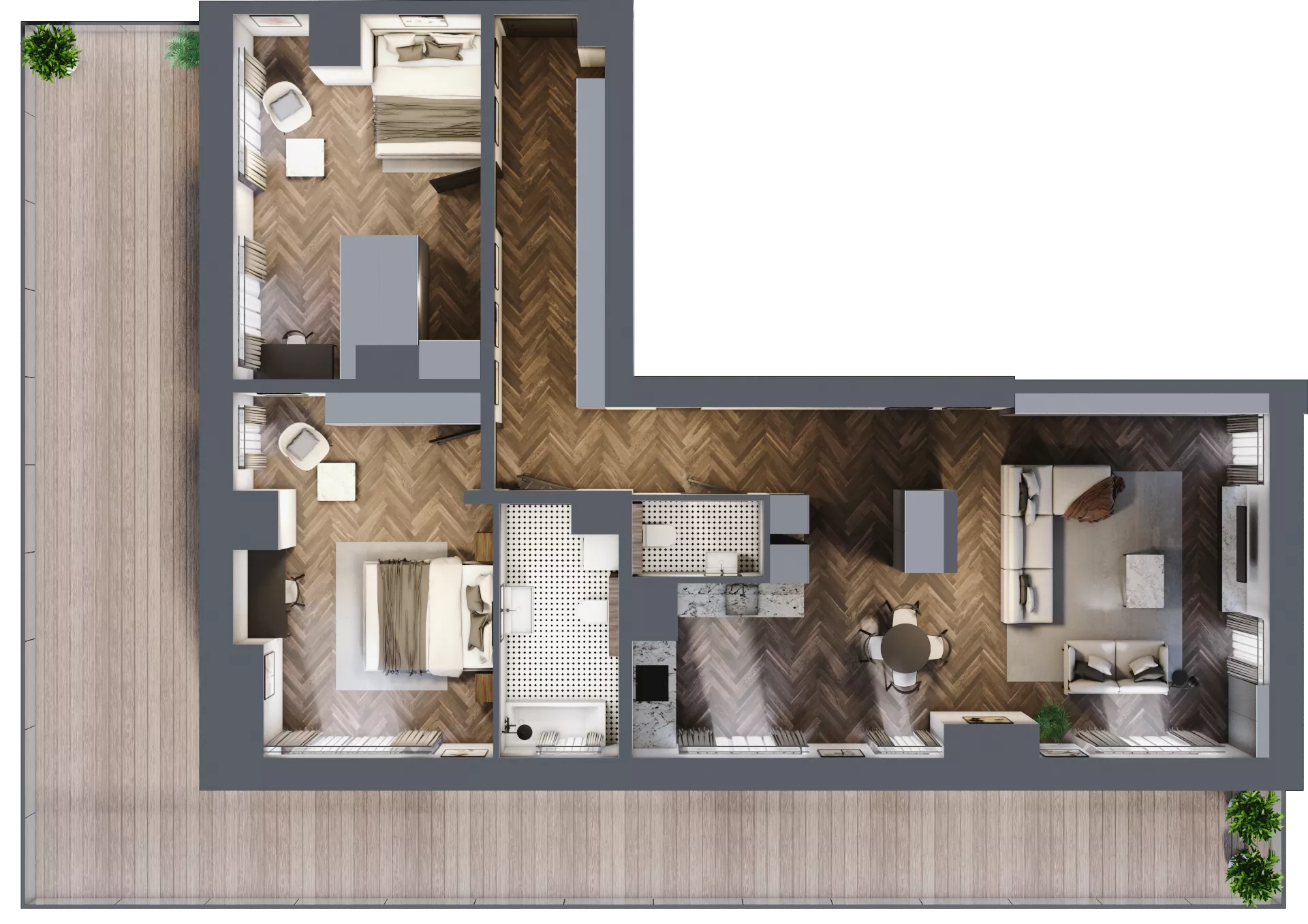 3 pokoje, apartament 111,47 m², piętro 7, oferta nr 54, Kopalniana 1, Katowice, Bogucice, ul. Kopalniana 1