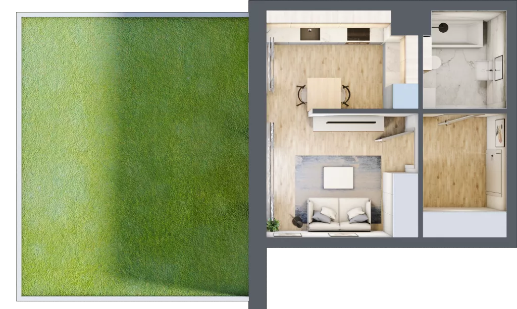 1 pokój, mieszkanie 29,11 m², parter, oferta nr D39, Warszawska 222, Mińsk Mazowiecki, ul. Warszawska 222
