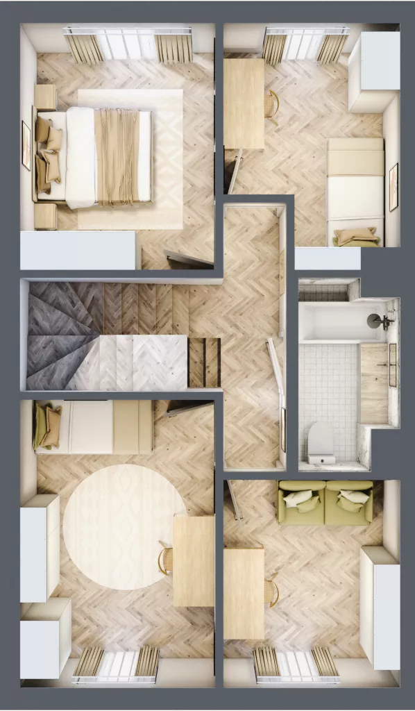 Dom 150,93 m², oferta nr 7, Grabówki Zacisze Etap I, Grabówki, Grabówki 34A